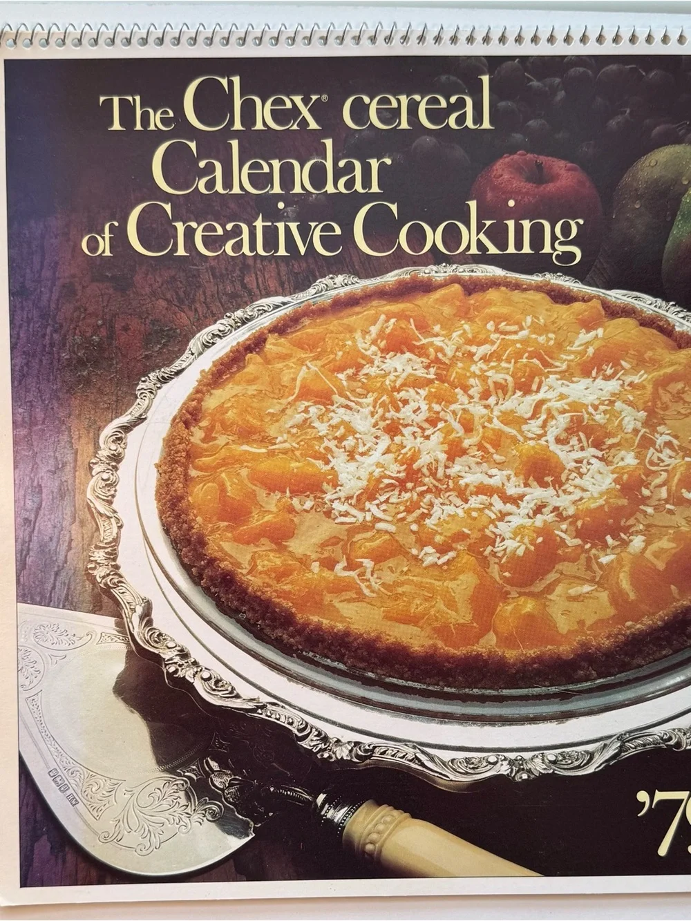 Cereal Calendar of Creative Cooking 1979 – Vintage Orange Cover
